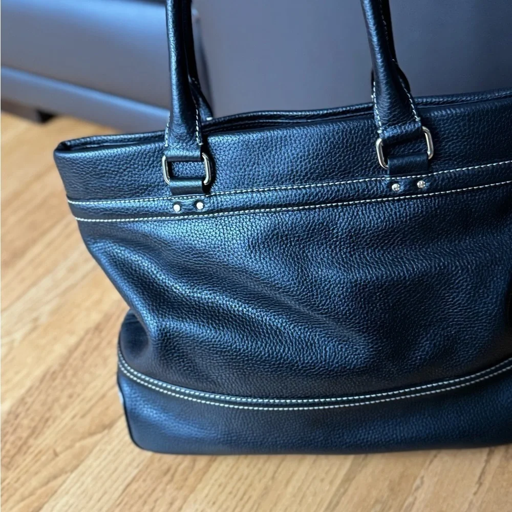 Kate Spade Black Leather Tote